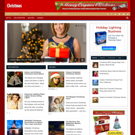 Christmas Website